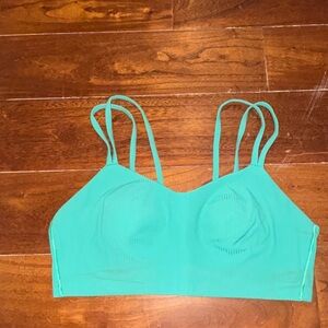 Lululemon like a cloud ribbed bra size 10 in paradise green